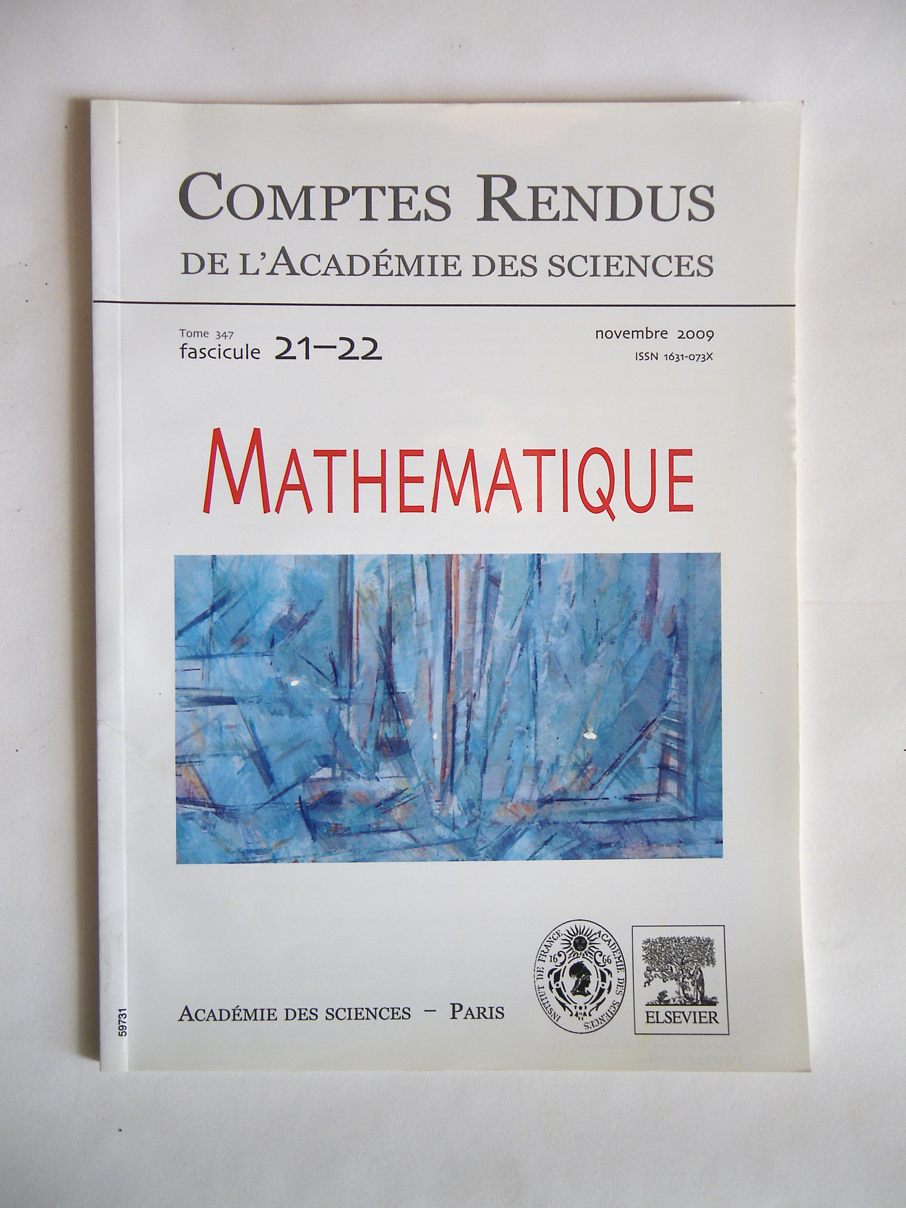 Comptes Rendus De L Academie Des Sciences